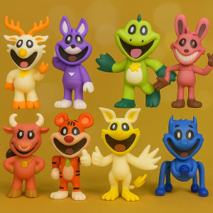 Giggle Bigle™ Cute Critters Toys Set – 16 PCS Cake Toppers & Decorations
