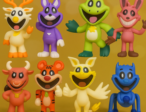 Giggle Bigle™ Cute Critters Toys Set – 16 PCS Cake Toppers & Decorations
