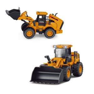 ✨New Brand Giggle Bigle – Coming Soon: Mighty Dump Truck & Bulldozer – Friction Construction Vehicles with Lights & Sounds, Fun Car Collection for Boys
